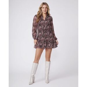 NWT PAIGE Fernanda Silk Minidress - $349 MSRP Washed before